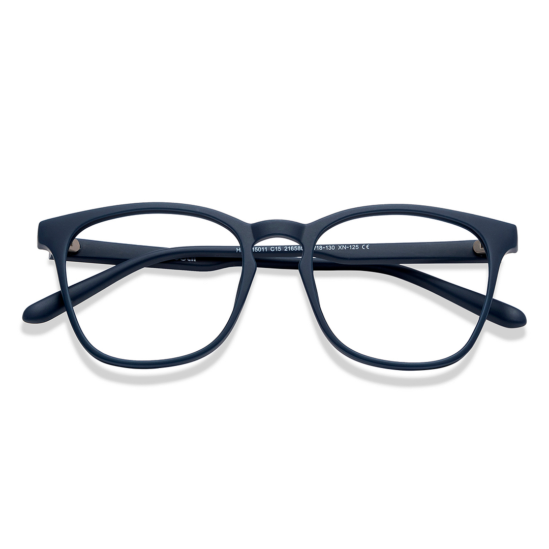 Hooper Screen Glasses Blue Block Phone Screen Glasses : Navy Navy Full Rim Square Hooper Hustlr HP D15011 C15 left side