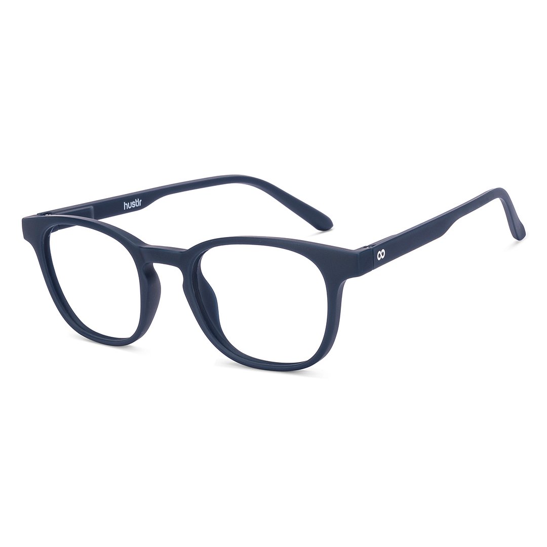 Lenskart Hustlr Navy Full Rim Square left side