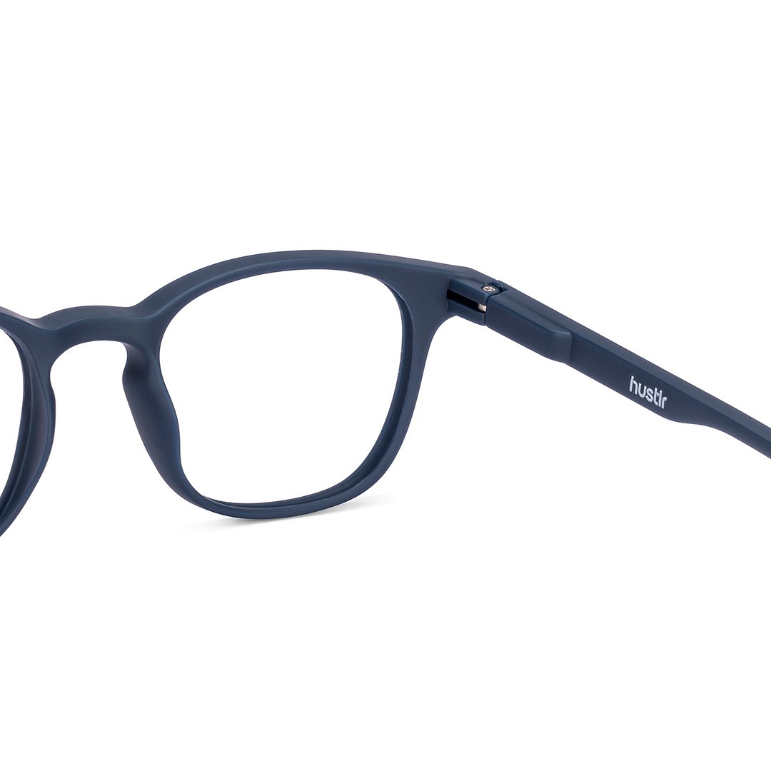 Lenskart Hustlr Navy Full Rim Square left side