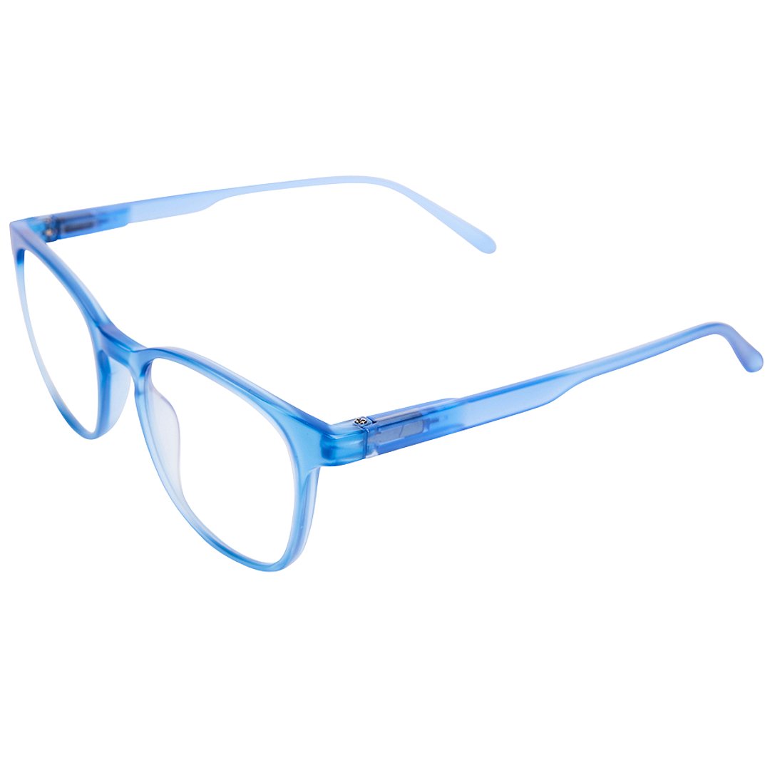 Lenskart Hustlr Online Ocean Blue Full Rim Square left side