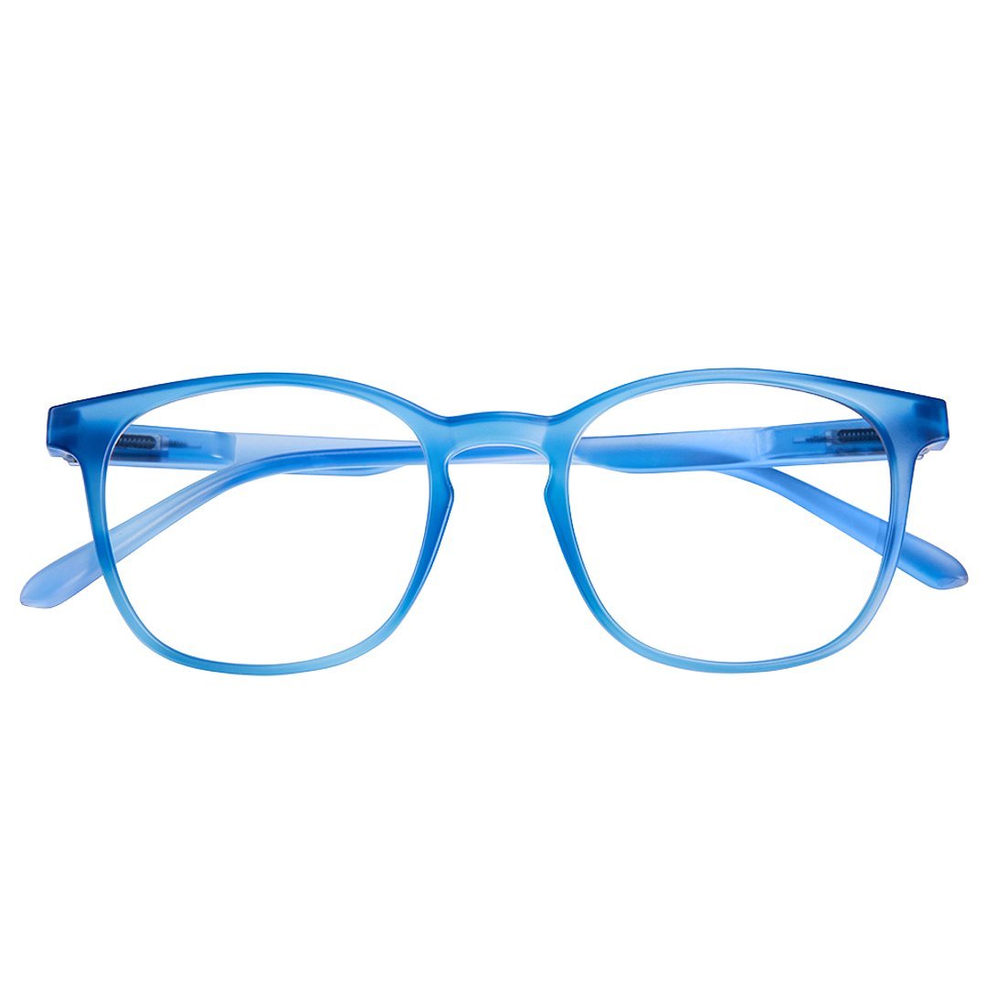 Lenskart Hustlr Online Ocean Blue Full Rim Square right side