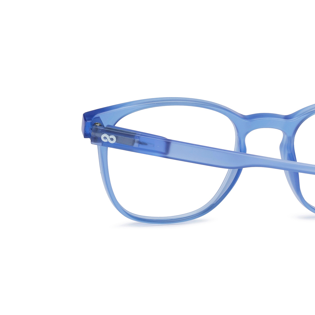 Lenskart Hustlr Ocean Blue Full Rim Square left side