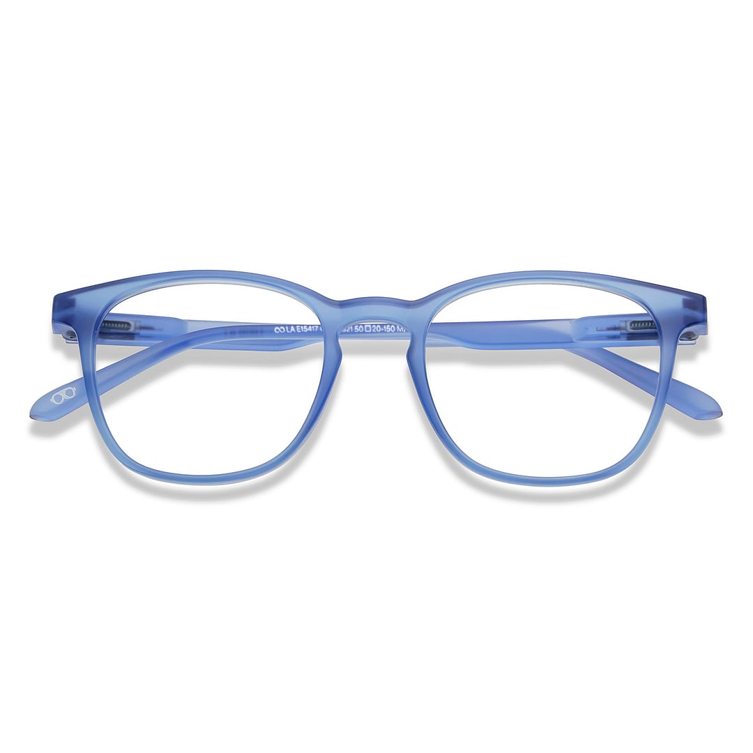 Lenskart Hustlr Ocean Blue Full Rim Square right side