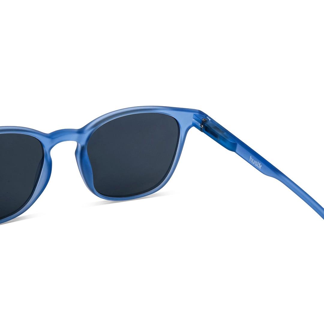Lenskart Hustlr Online Ocean Blue Full Rim Square right side