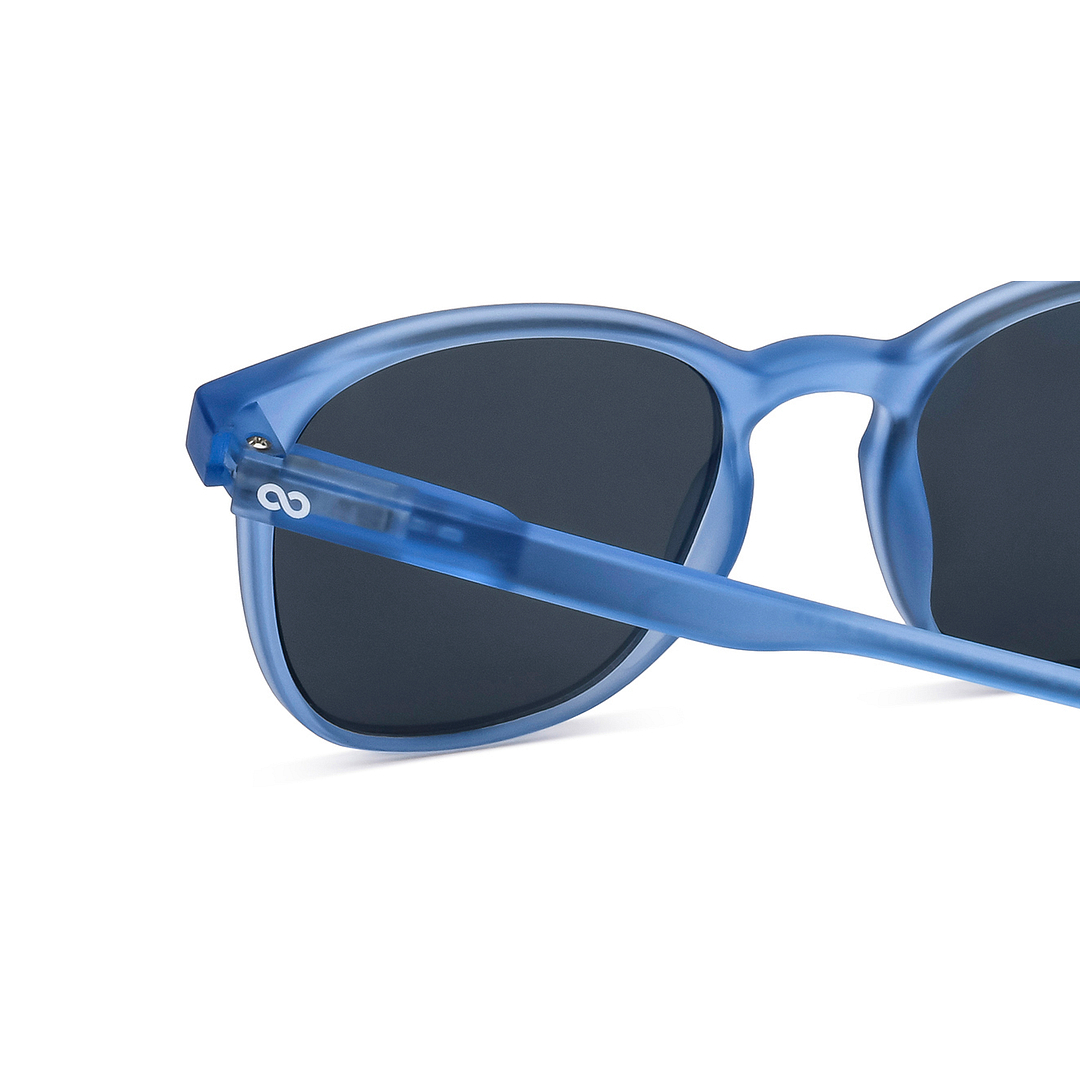 Lenskart Hustlr Online Ocean Blue Full Rim Square left side