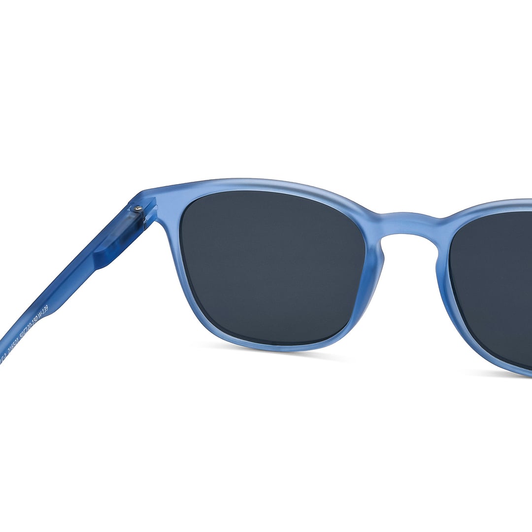 Lenskart Hustlr Online Ocean Blue Full Rim Square right side