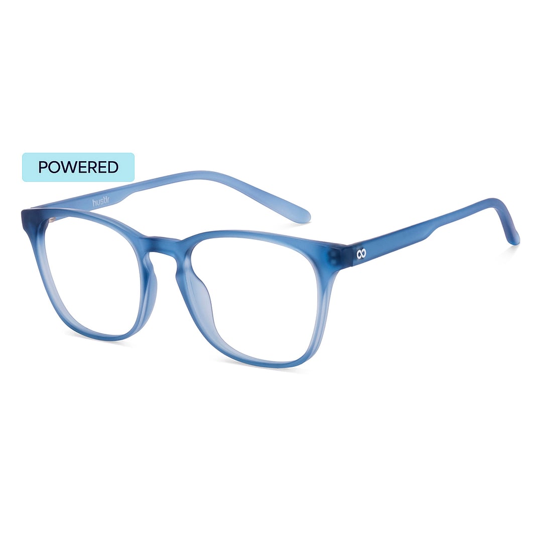 Hooper Online Ocean Blue Full Rim Square left side