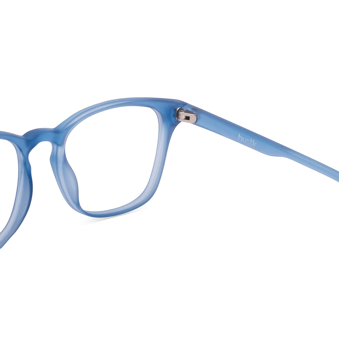Hooper Online Ocean Blue Full Rim Square right side