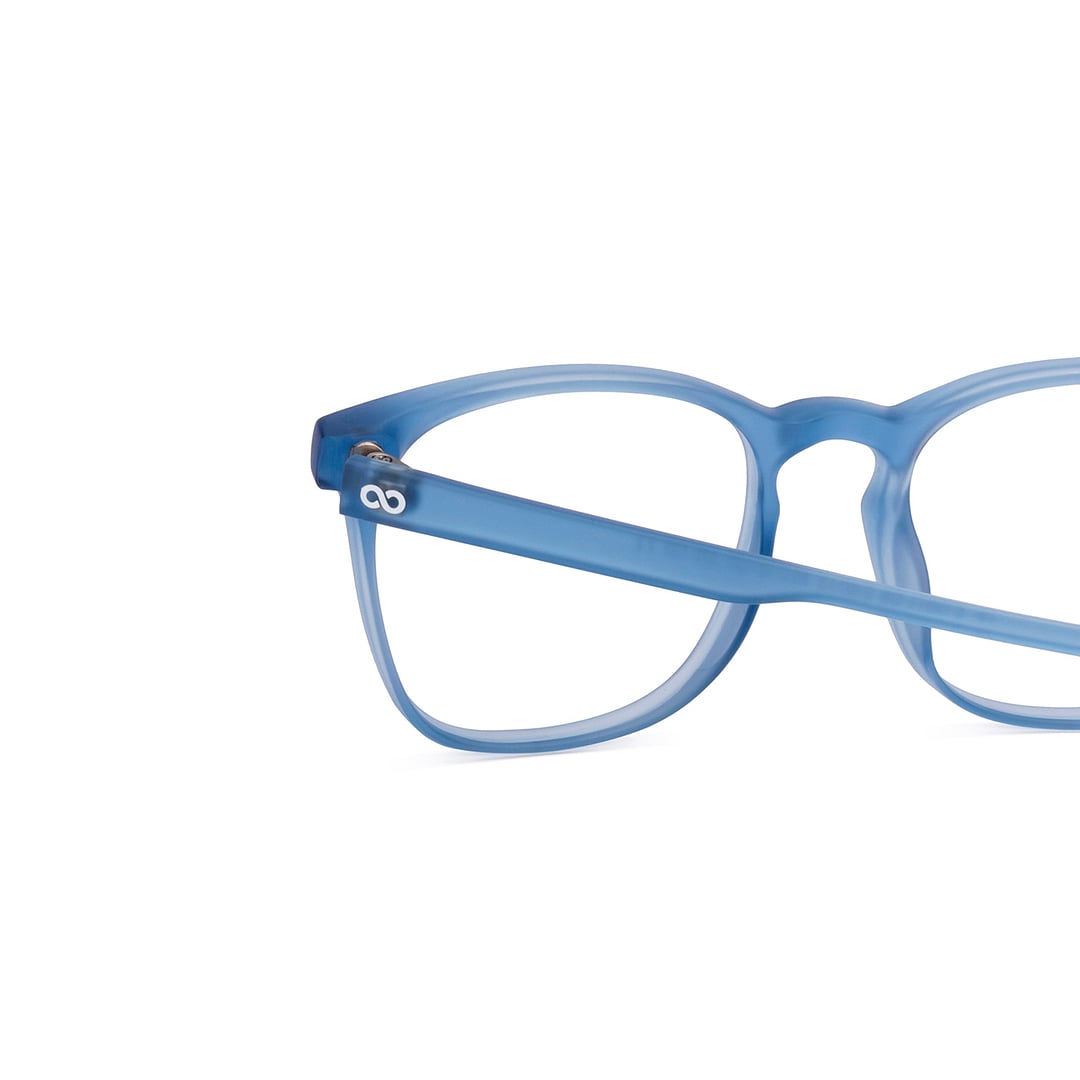 Hooper Online Ocean Blue Full Rim Square left side