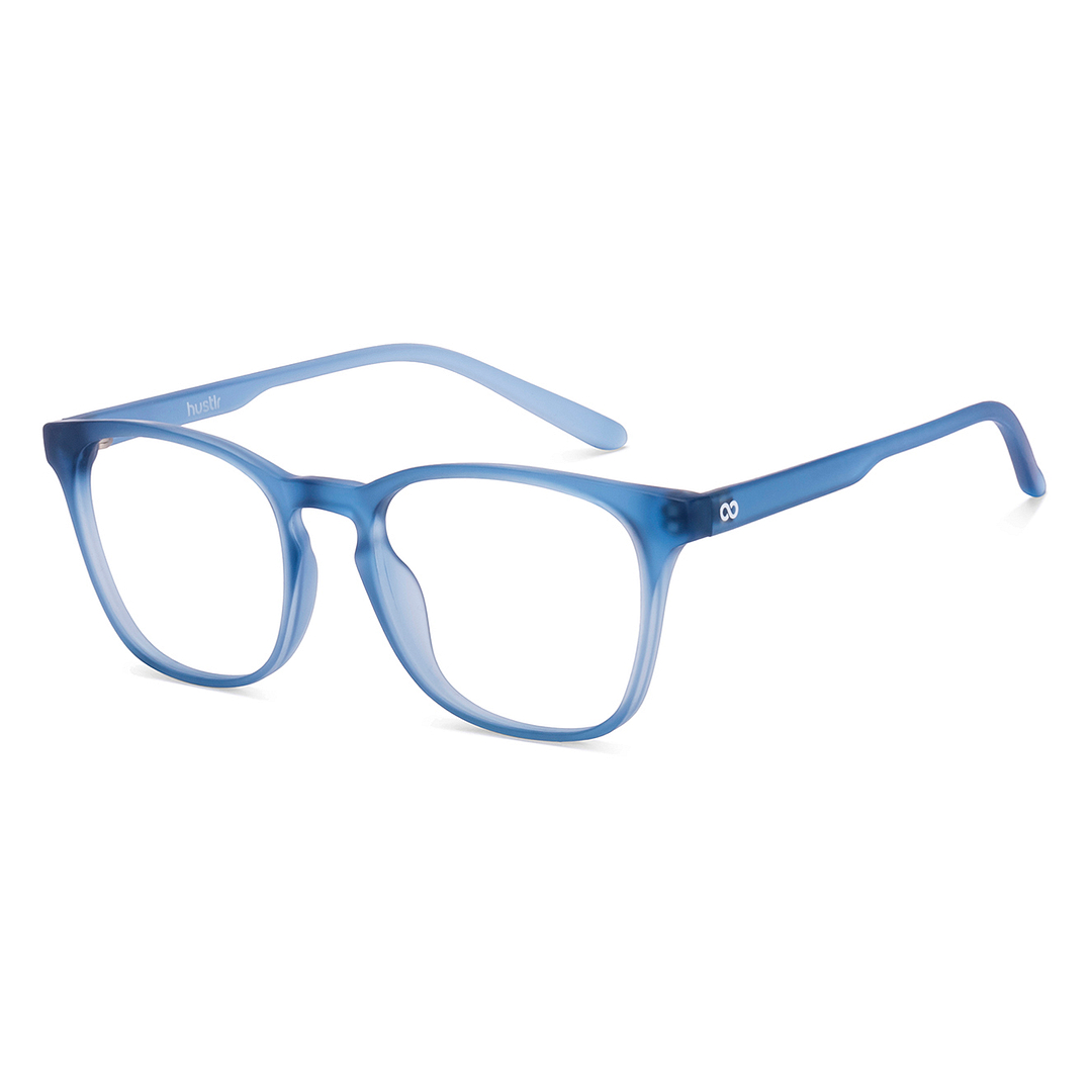 Hooper Ocean Blue Full Rim Square left side