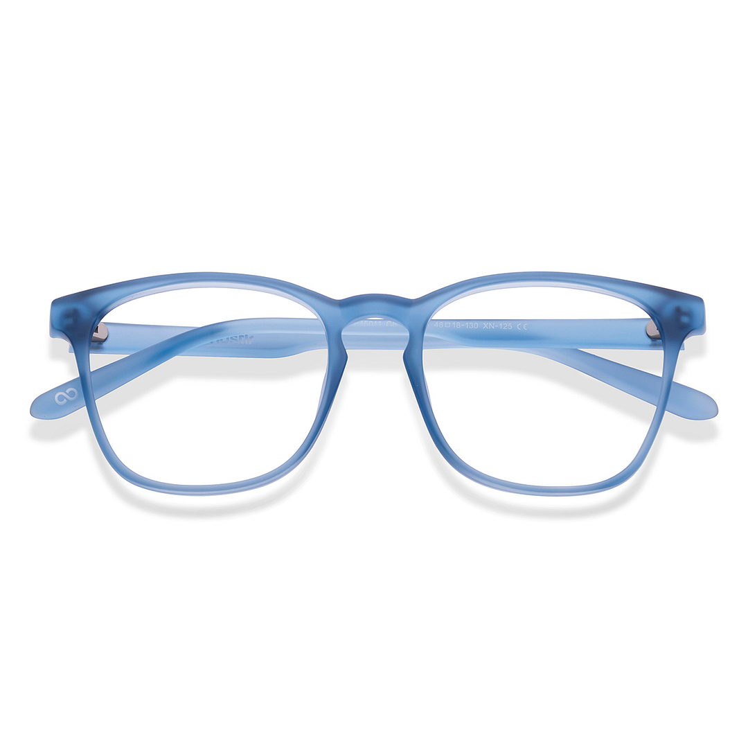 Hooper Ocean Blue Full Rim Square left side