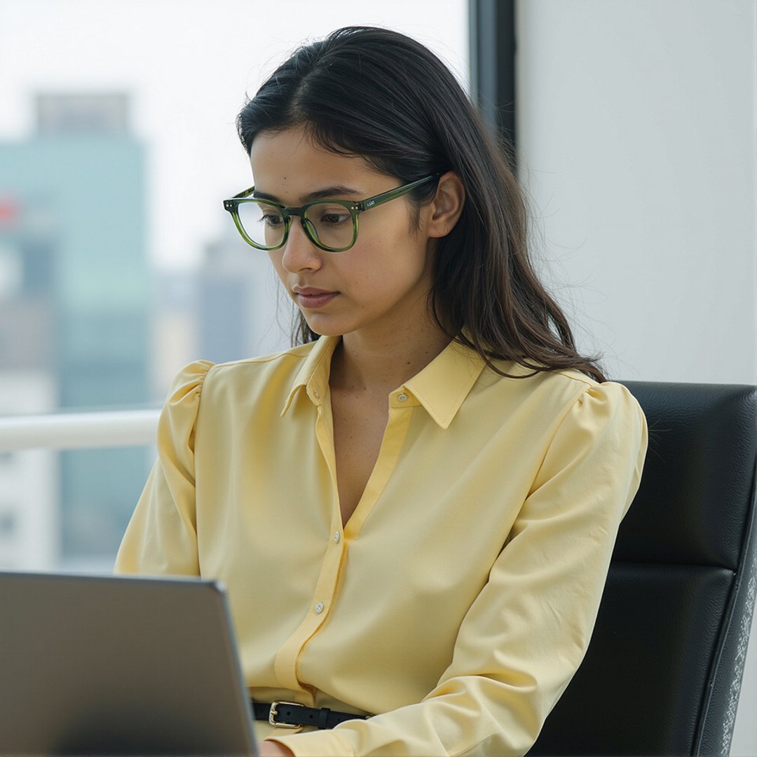 Lenskart Hustlr Olive-Ace Full Rim Square right side