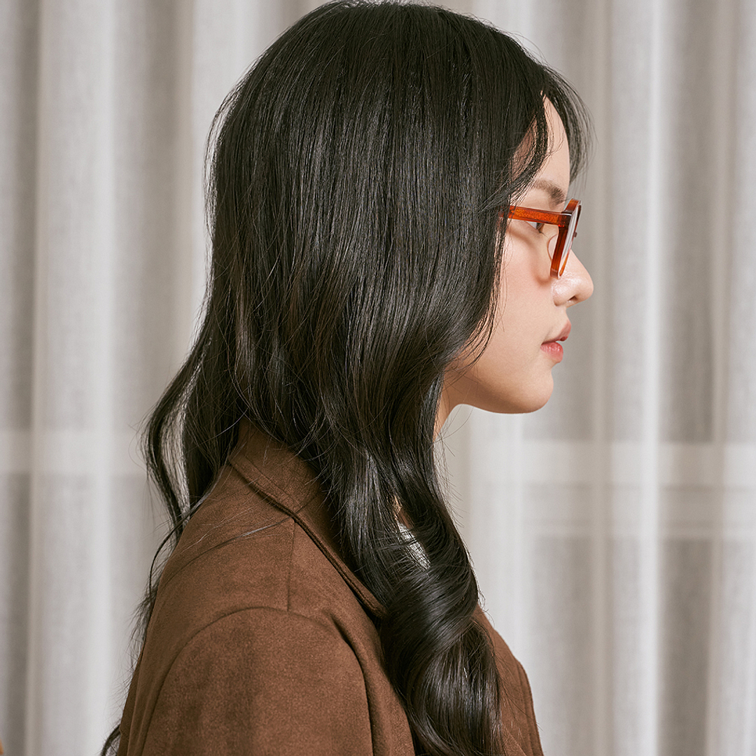 Lenskart Orange Full Rim Aviator right side