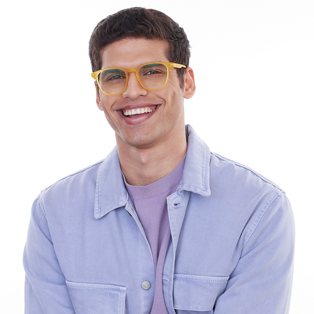 Lenskart Hustlr Amber Full Rim Square right side