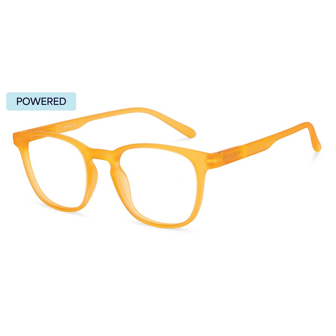 Lenskart Hustlr Online Amber Full Rim Square left side