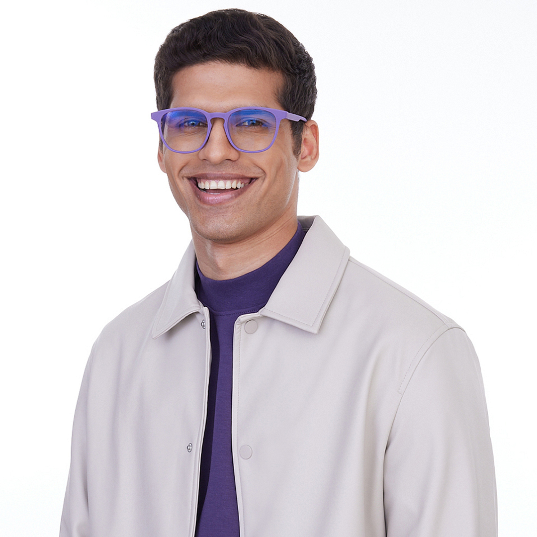 Lenskart Hustlr Amethyst Full Rim Square right side