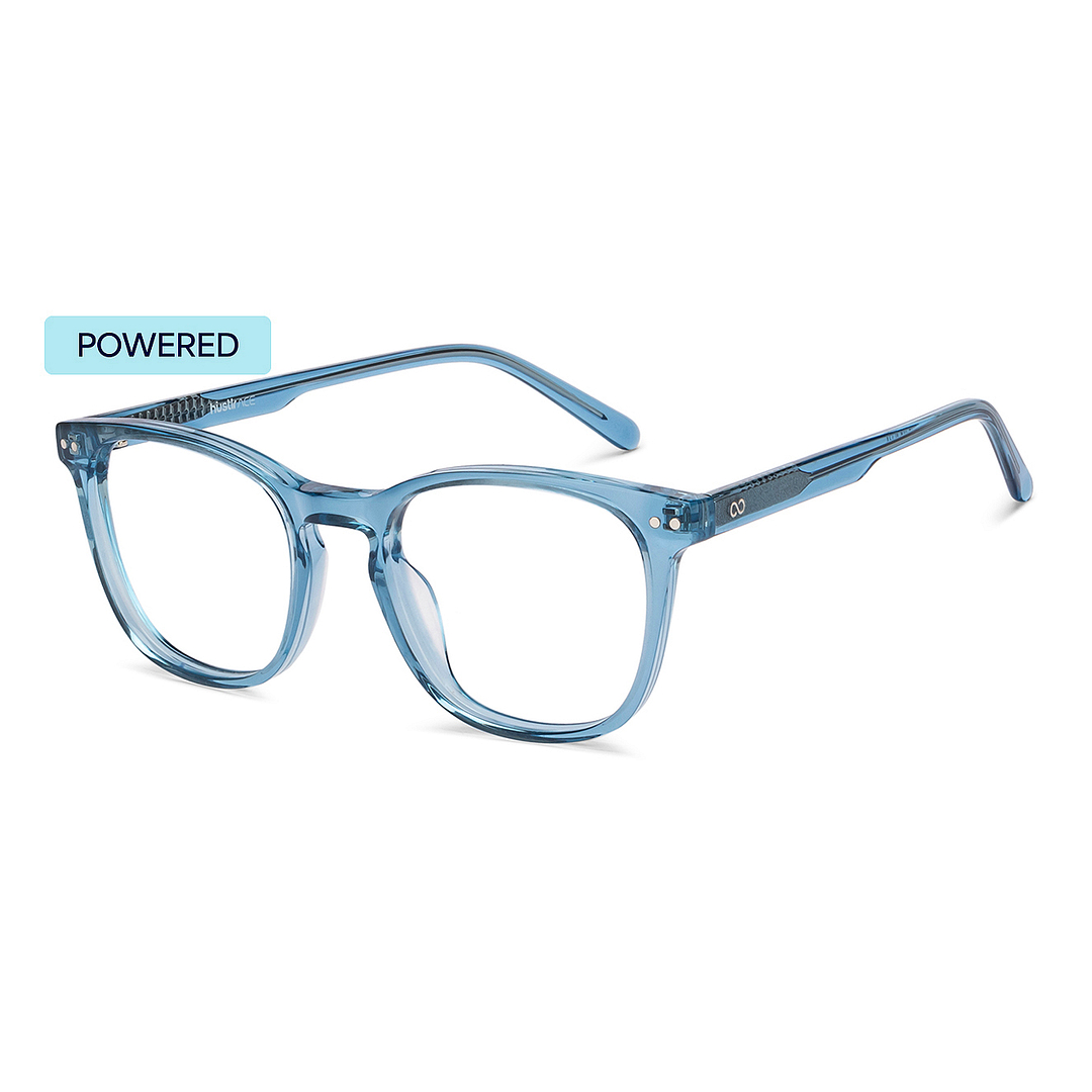 Lenskart Hustlr Denim-Ace Full Rim Square left side