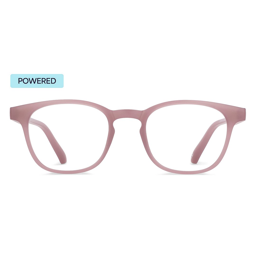 Lenskart Hustlr Online Dusty Rose Full Rim Square right side