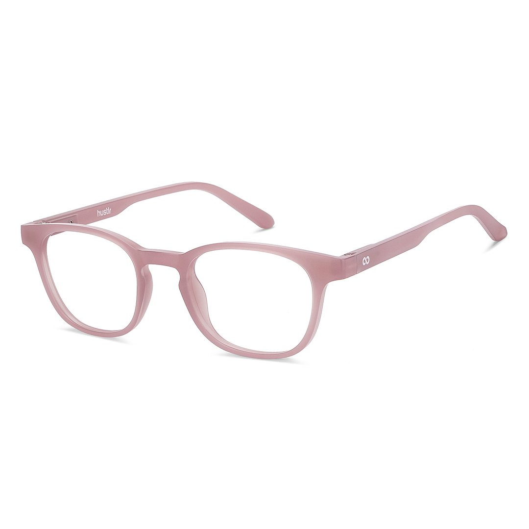 Lenskart Hustlr Online Dusty Rose Full Rim Square right side