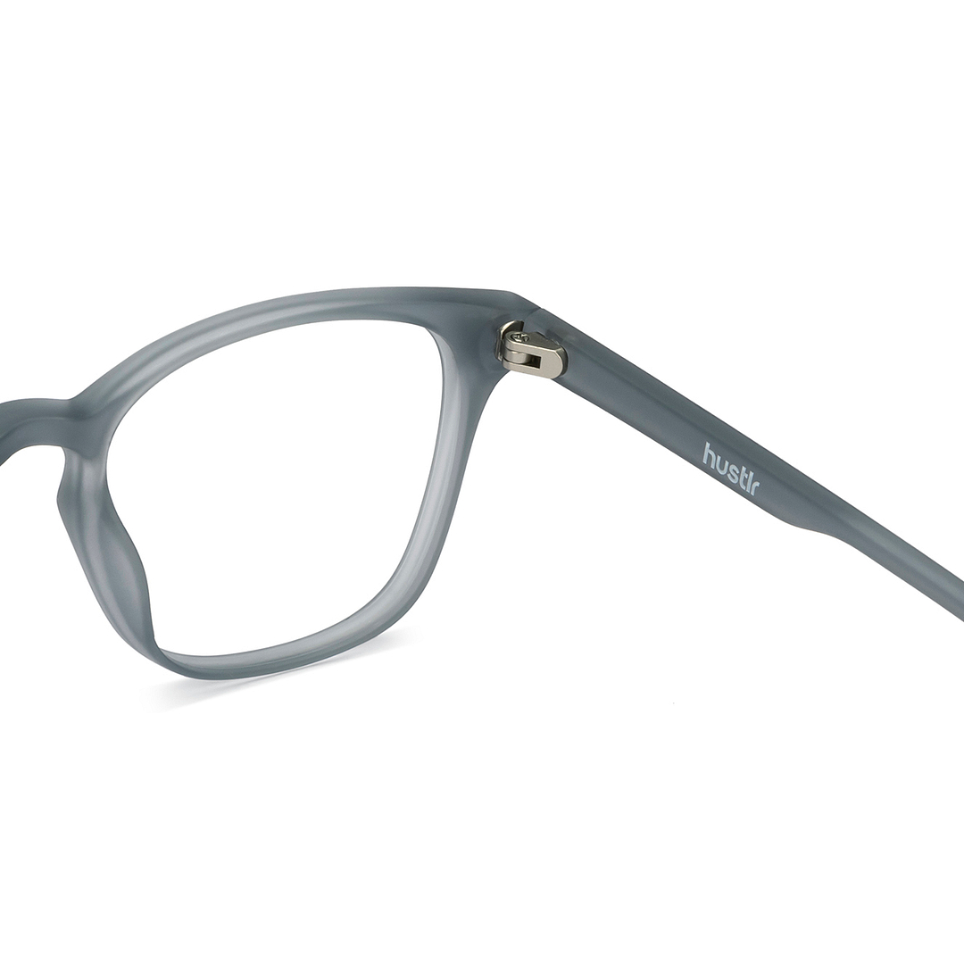 Hooper Grey Stone Full Rim Square left side