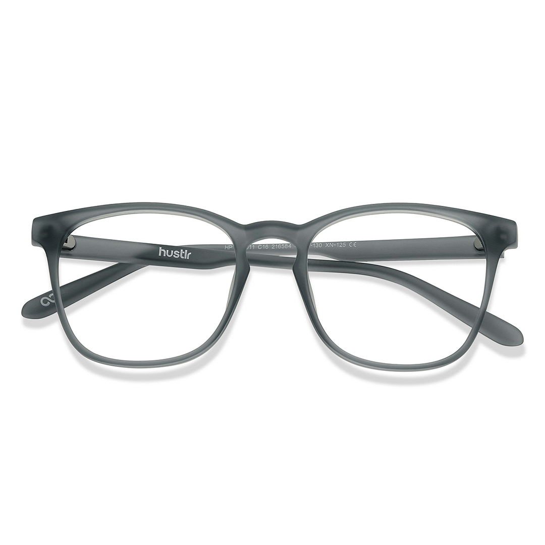 Hooper Grey Stone Full Rim Square left side