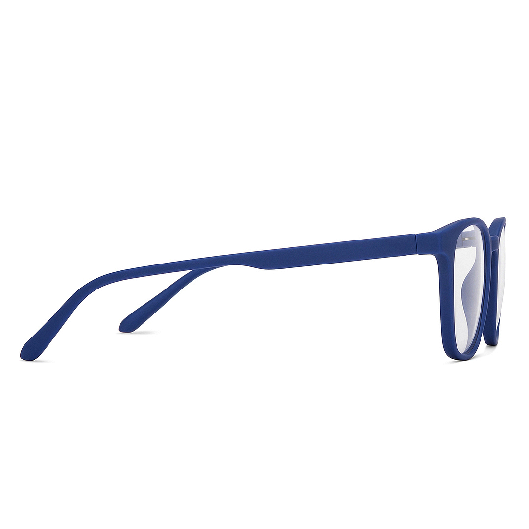 Lenskart Hustlr Midnight Blue Full Rim Square left side
