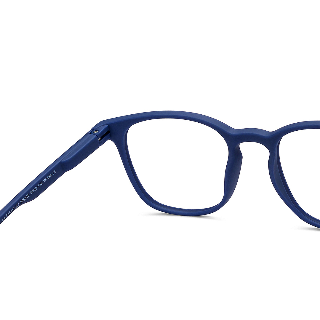 Lenskart Hustlr Midnight Blue Full Rim Square right side