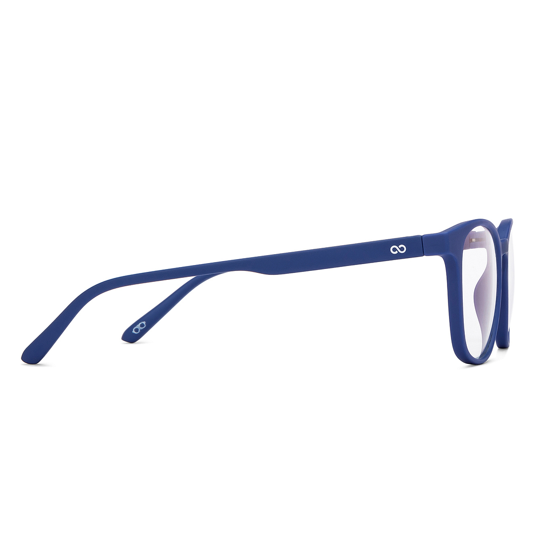 Lenskart Hustlr Midnight Blue Full Rim Square left side