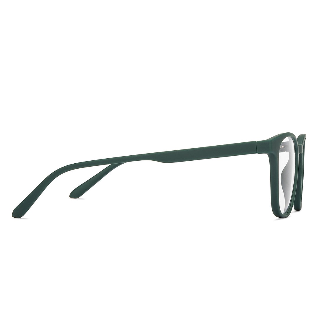 Lenskart Hustlr Military Green Full Rim Square right side