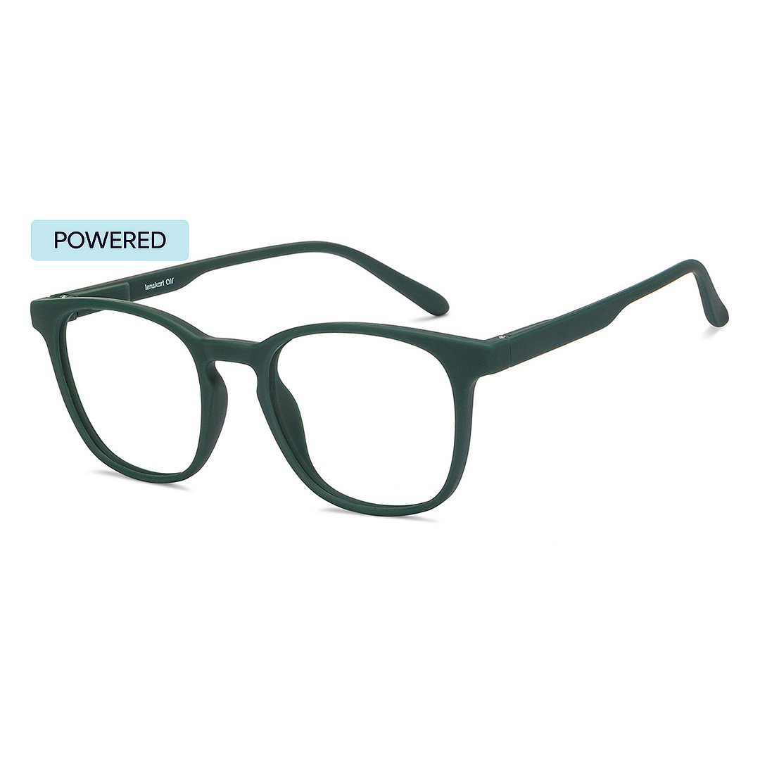 Lenskart Hustlr Military Green Full Rim Square right side