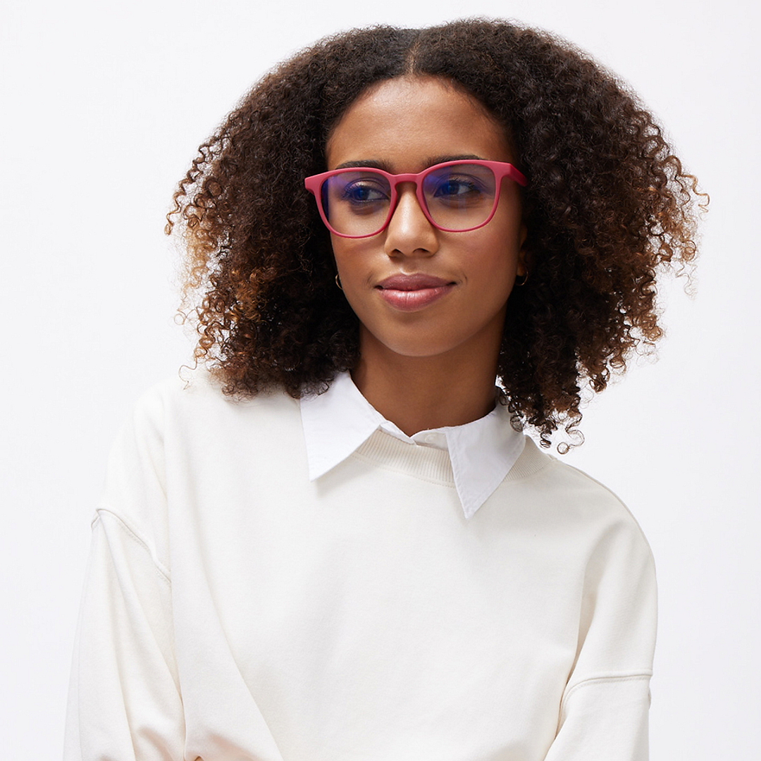 Lenskart Hustlr Monza Red Full Rim Square right side