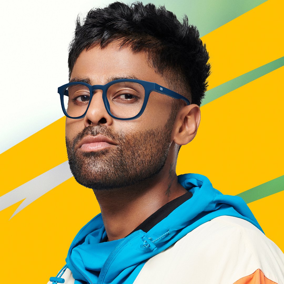 Lenskart Hustlr Navy Full Rim Square left side