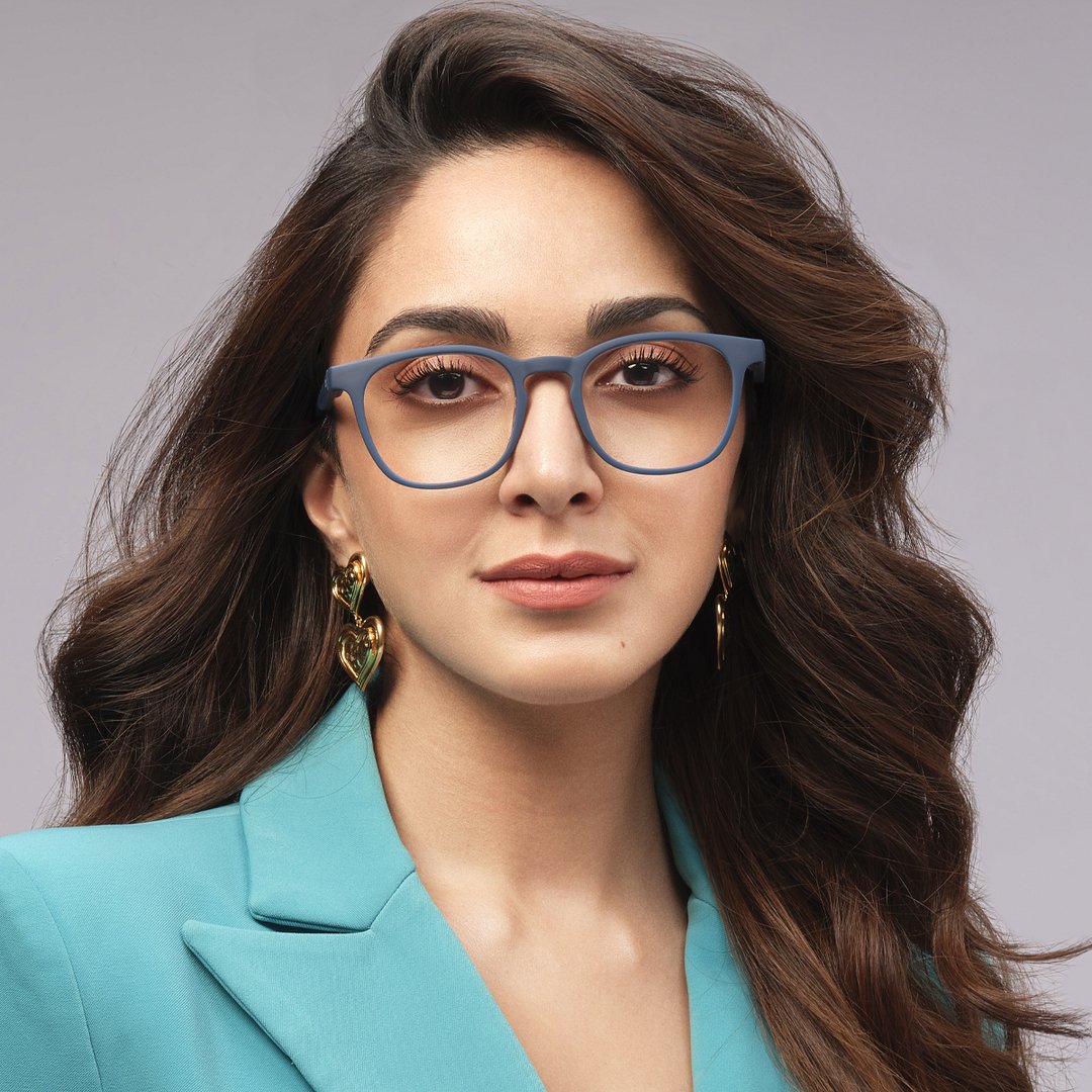 Lenskart Hustlr Navy Full Rim Square left side