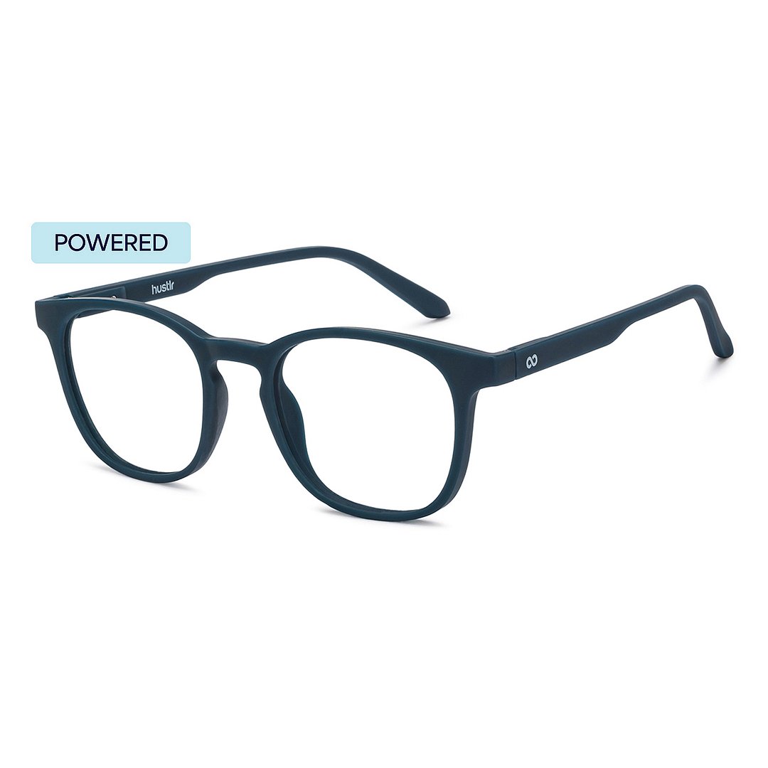 Lenskart Hustlr Navy Full Rim Square left side