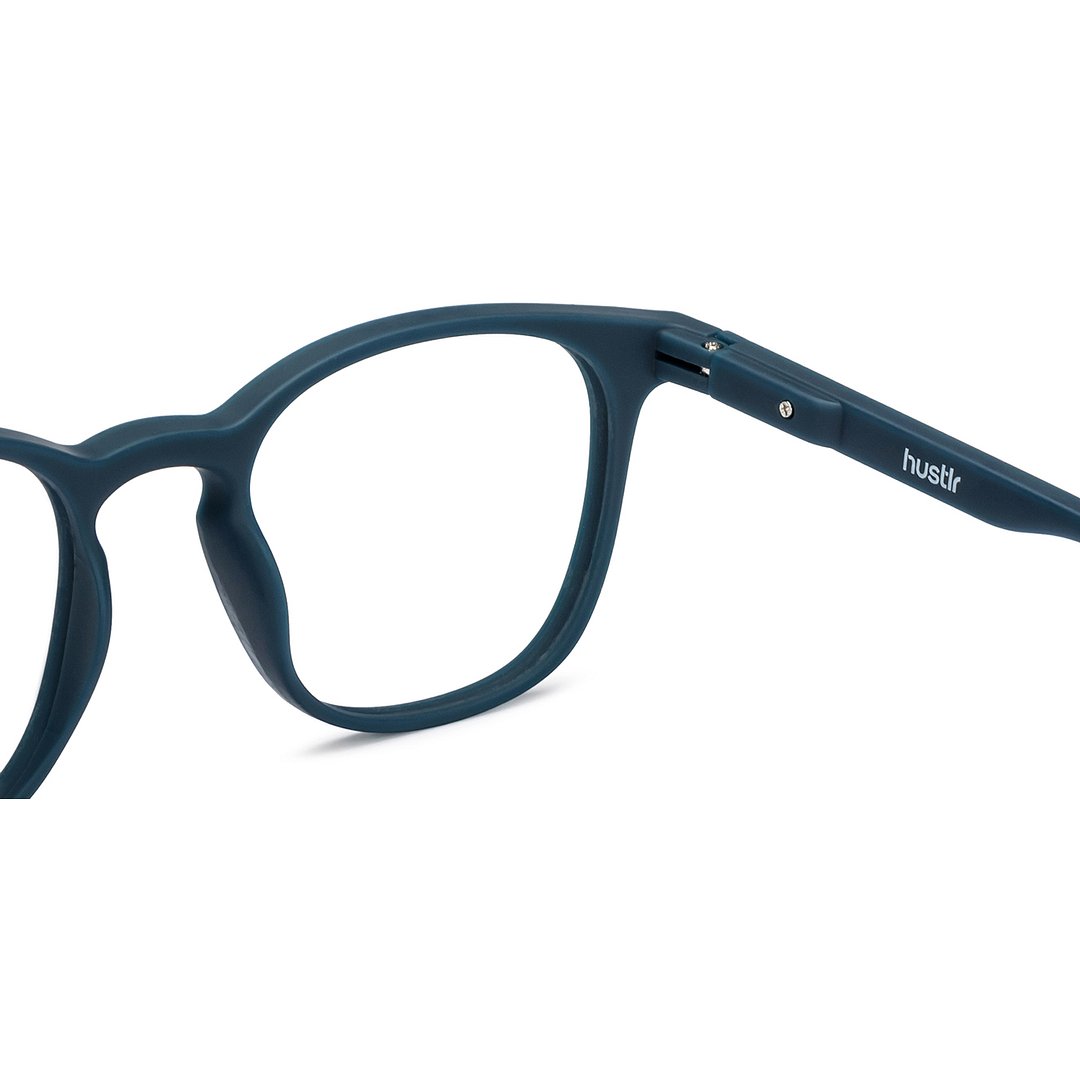 Lenskart Hustlr Navy Full Rim Square left side