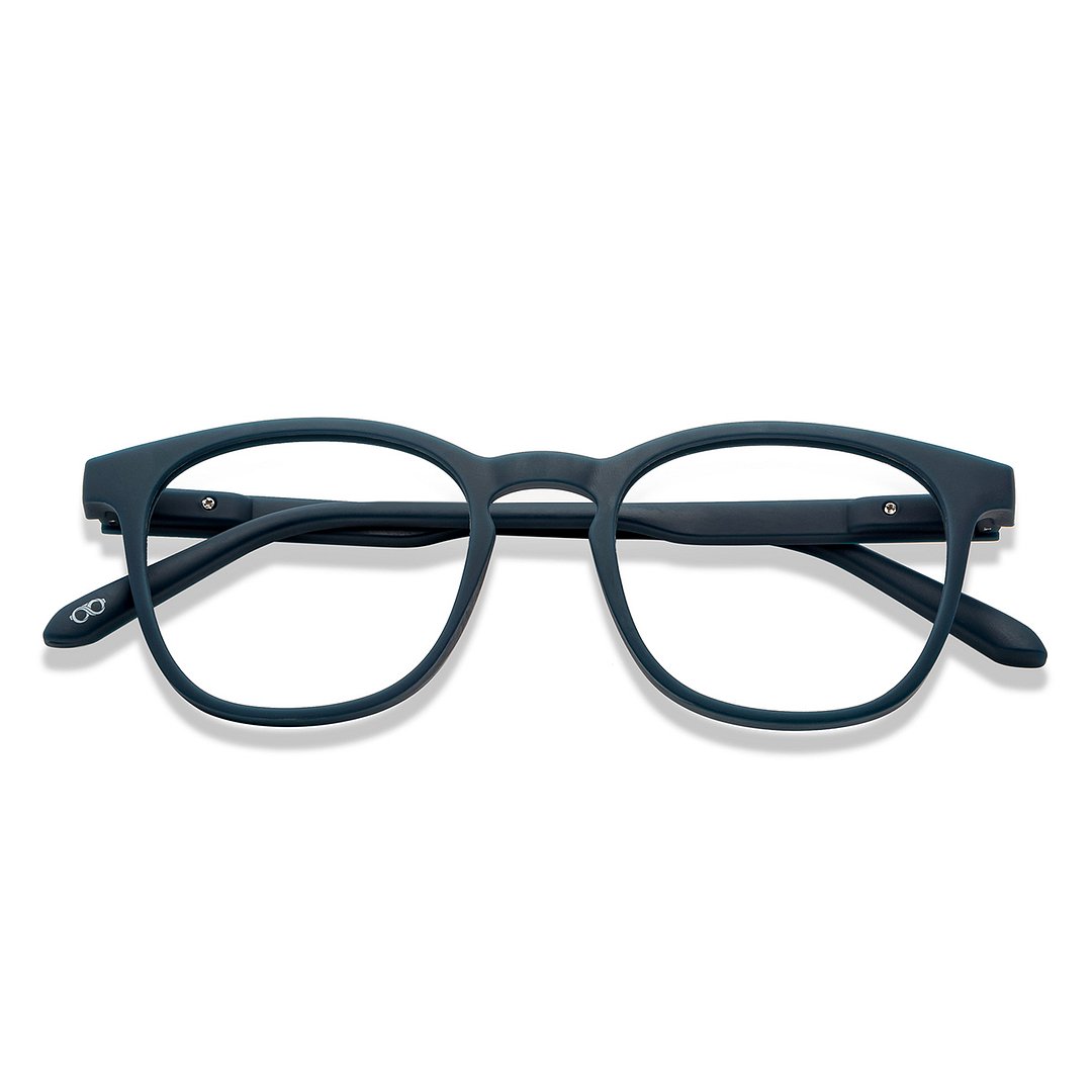 Lenskart Hustlr Navy Full Rim Square left side