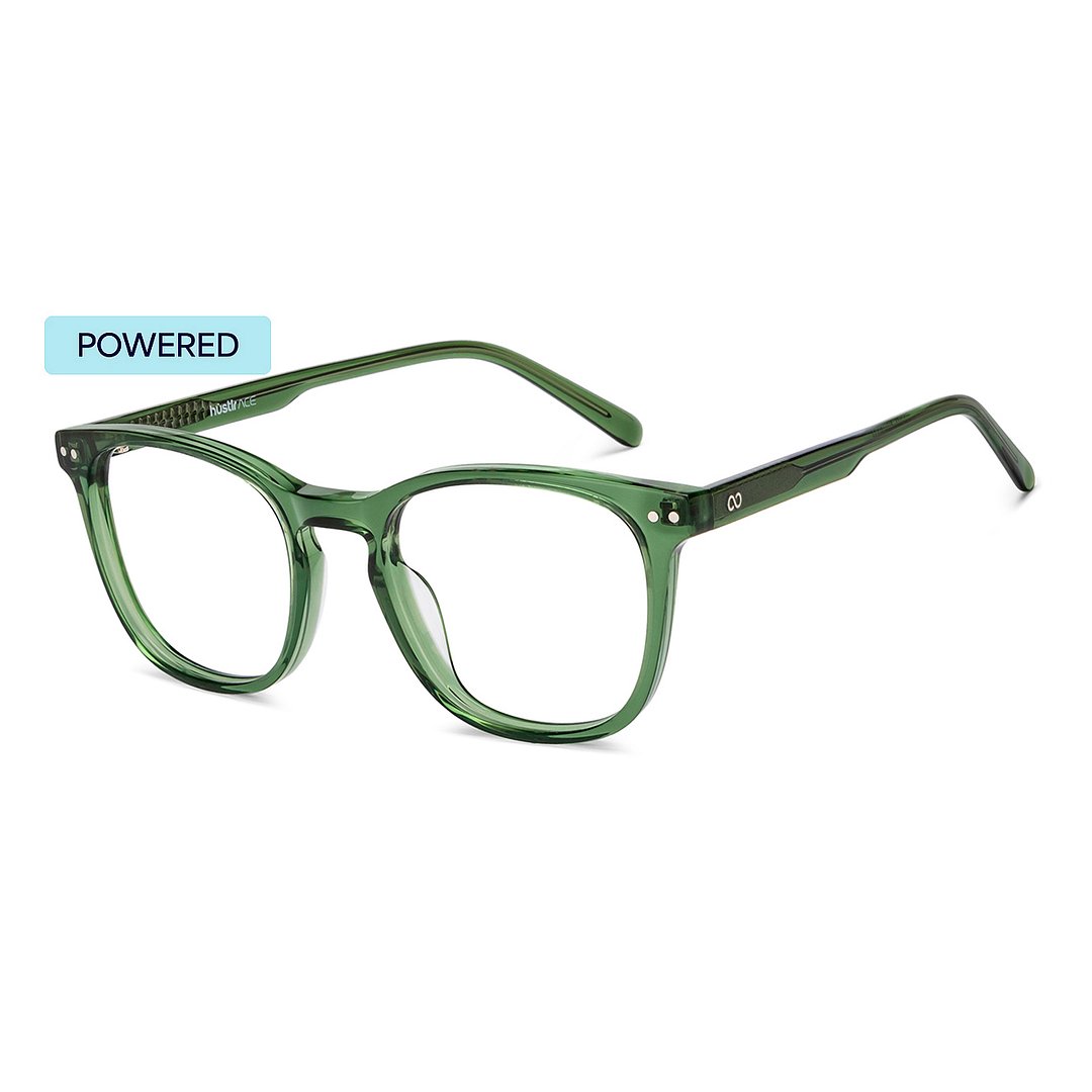 Lenskart Hustlr Olive-Ace Full Rim Square left side