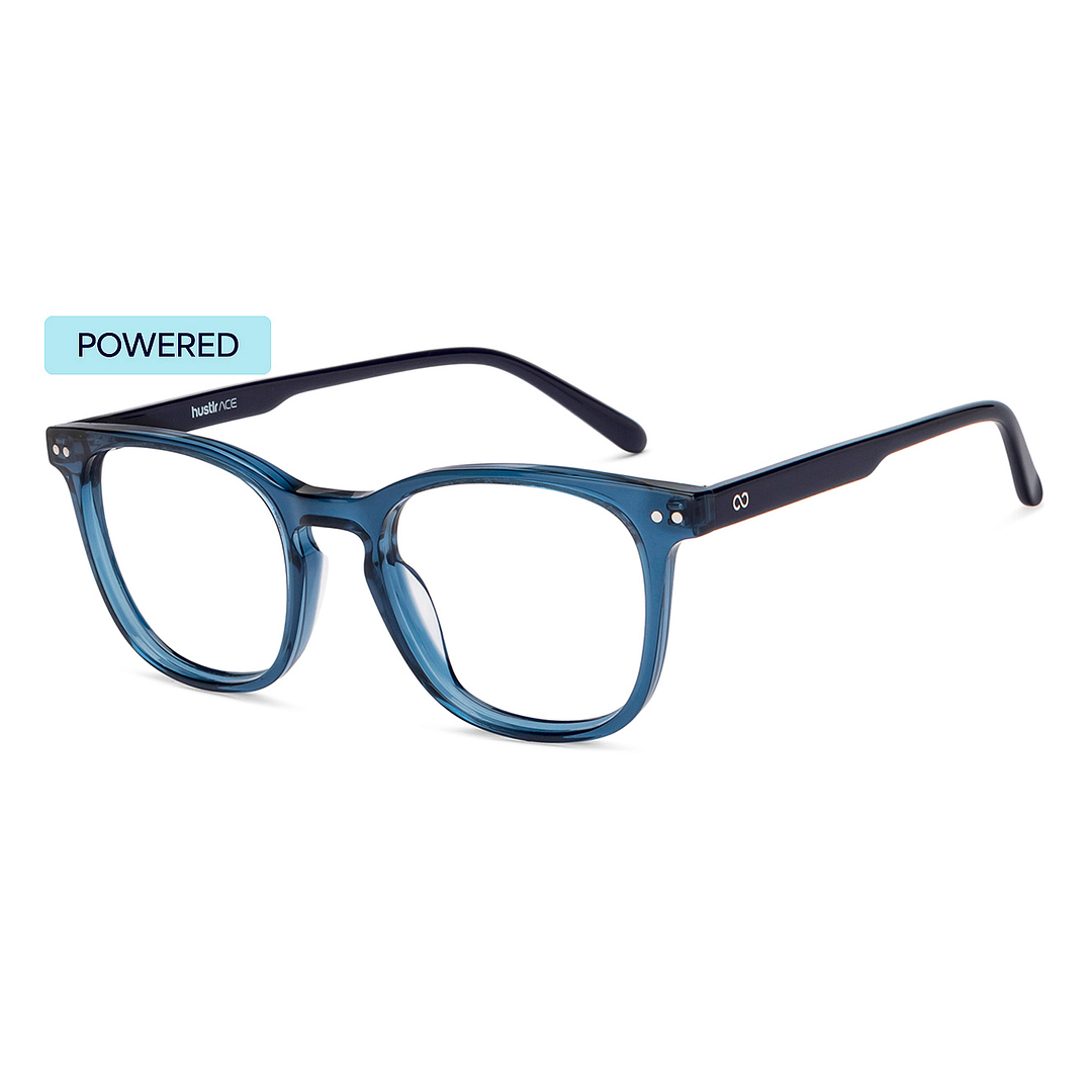 Lenskart Hustlr Sapphire-Ace Full Rim Square left side