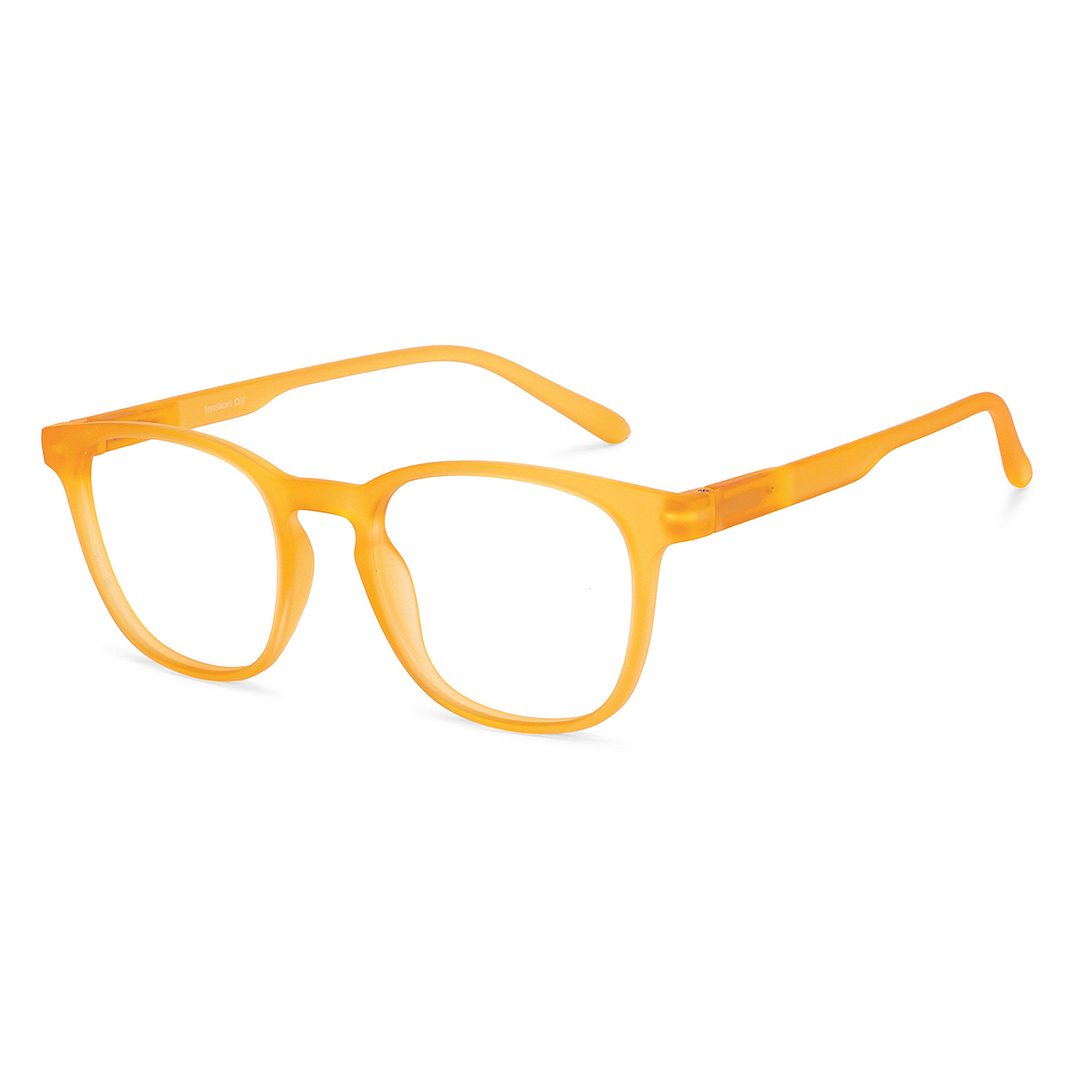 Lenskart Hustlr Online Amber Full Rim Square right side