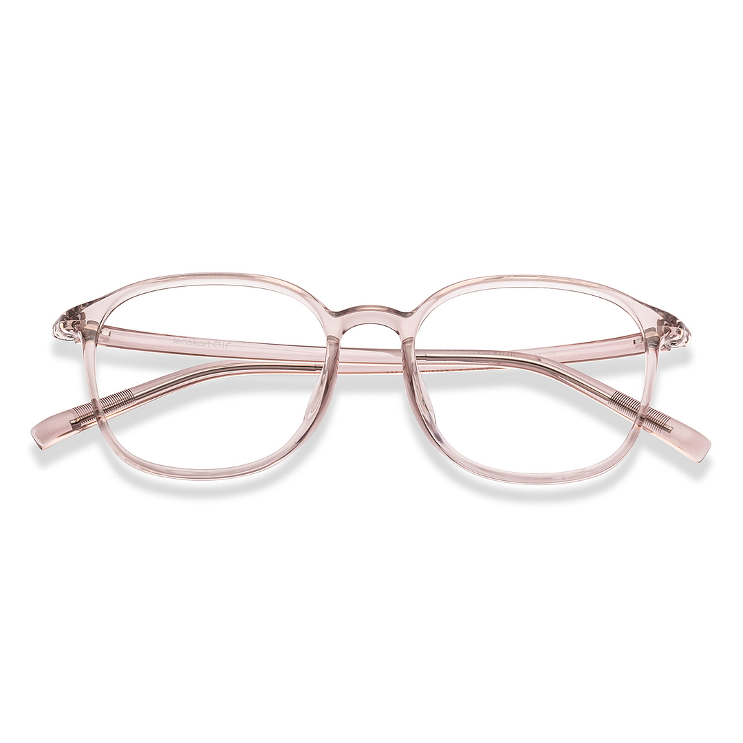 Lenskart Air Pink Full Rim Square left side