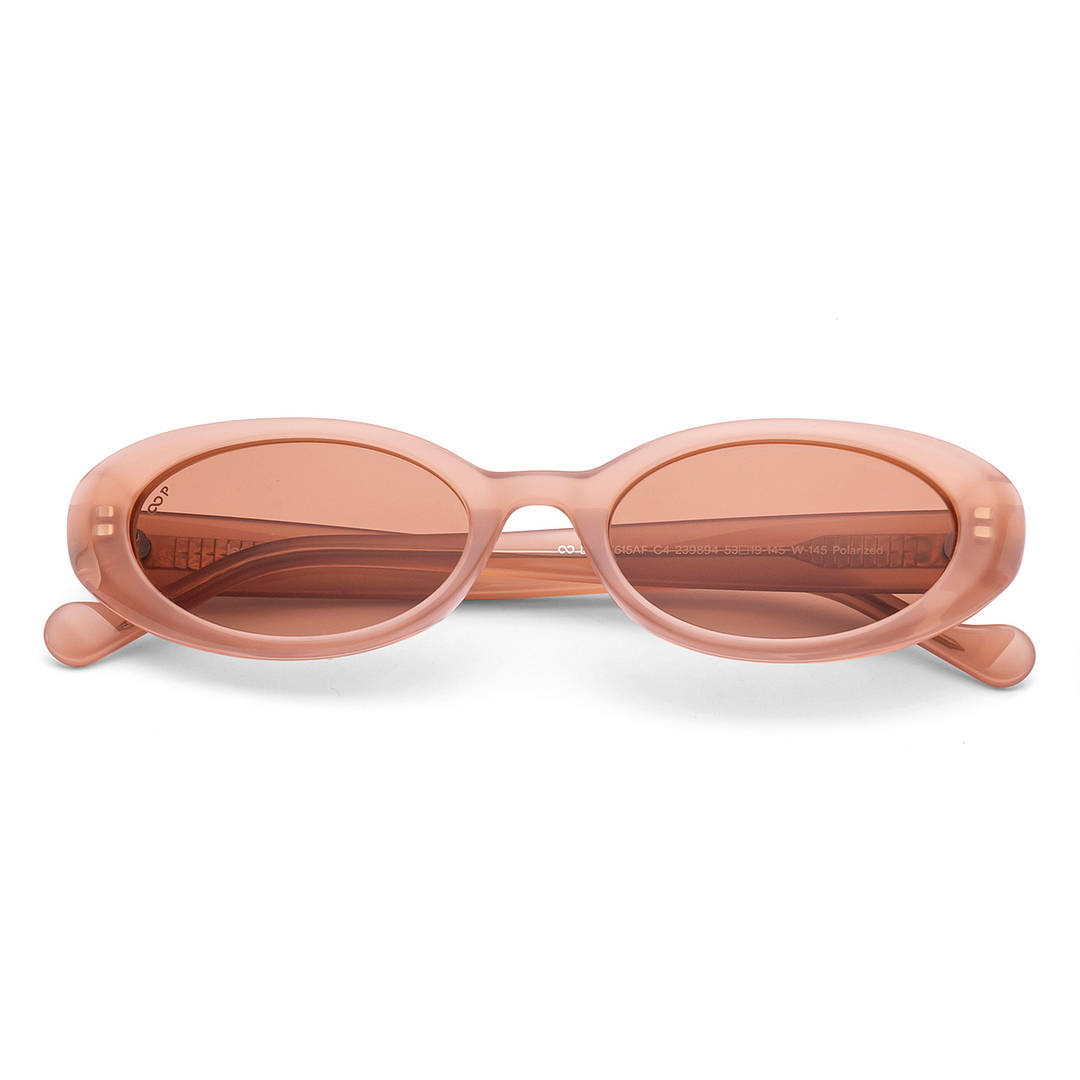 Lenskart Pink Full Rim Oval right side