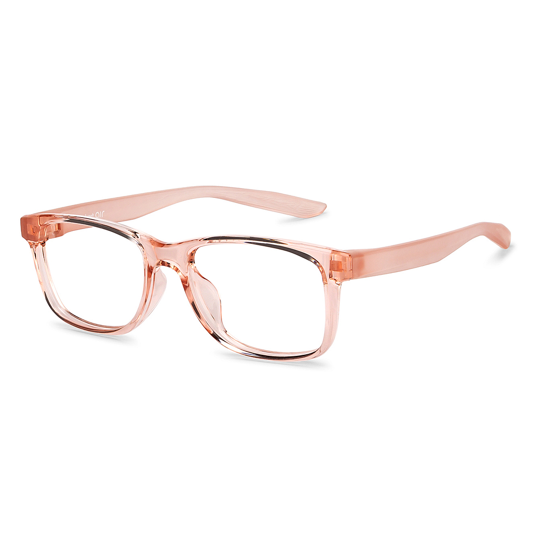Lenskart Air Online Pink Transparent Full Rim Rectangle right side