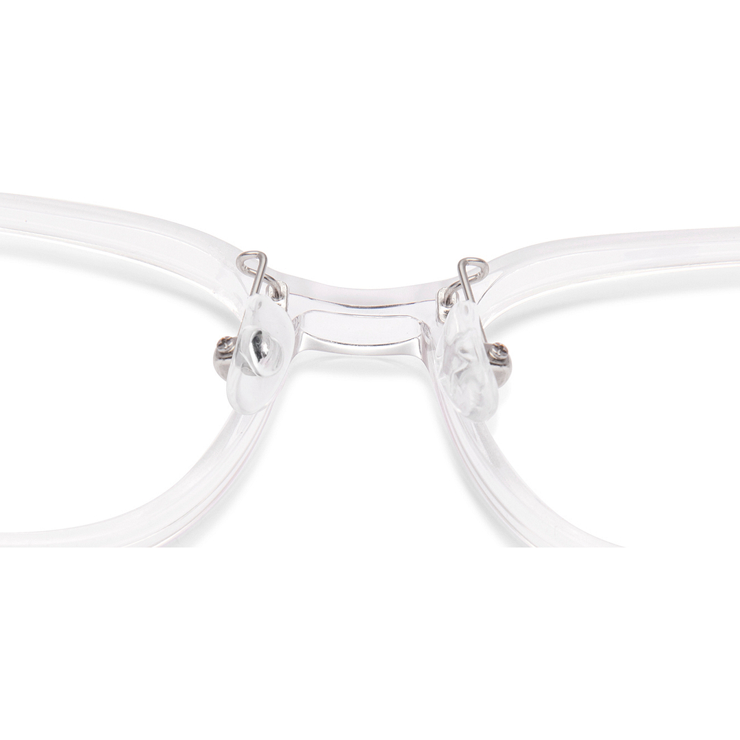 Lenskart Crystal Transparent Full Rim Square right side