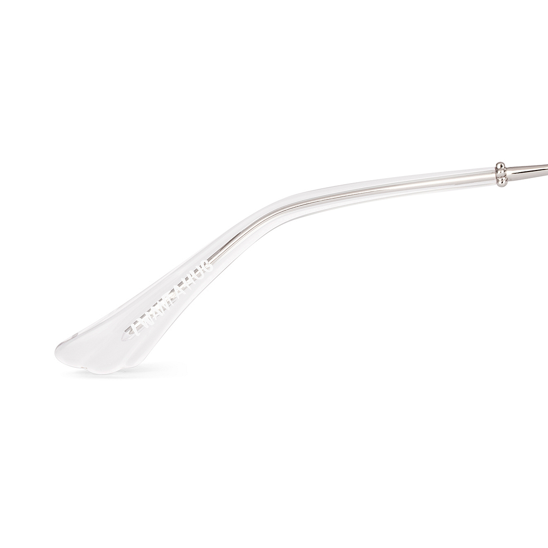 Lenskart Crystal Transparent Full Rim Square left side