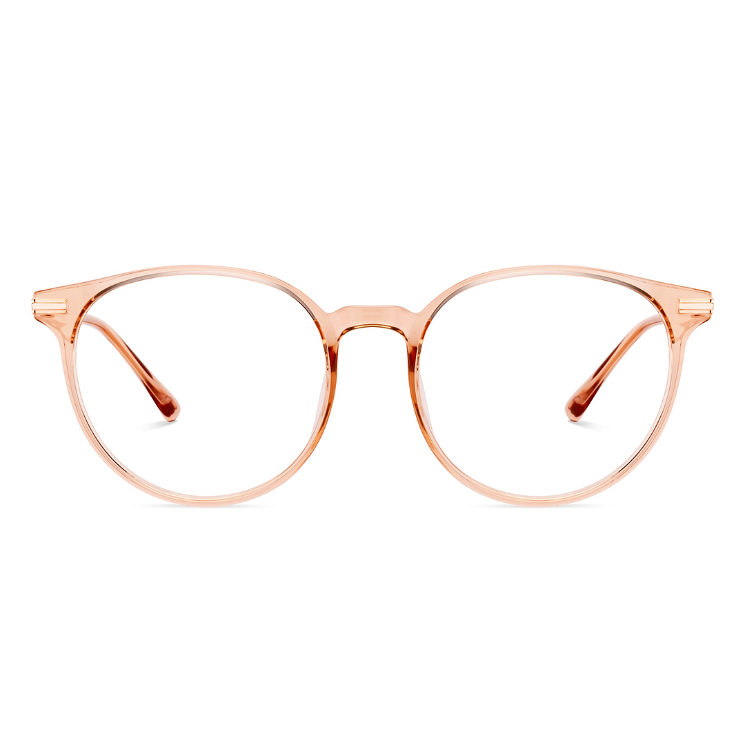 Lenskart Air Pink Transparent Full Rim Round right side