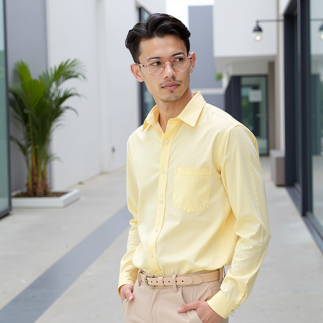 Lenskart Pink Transparent Full Rim Round left side