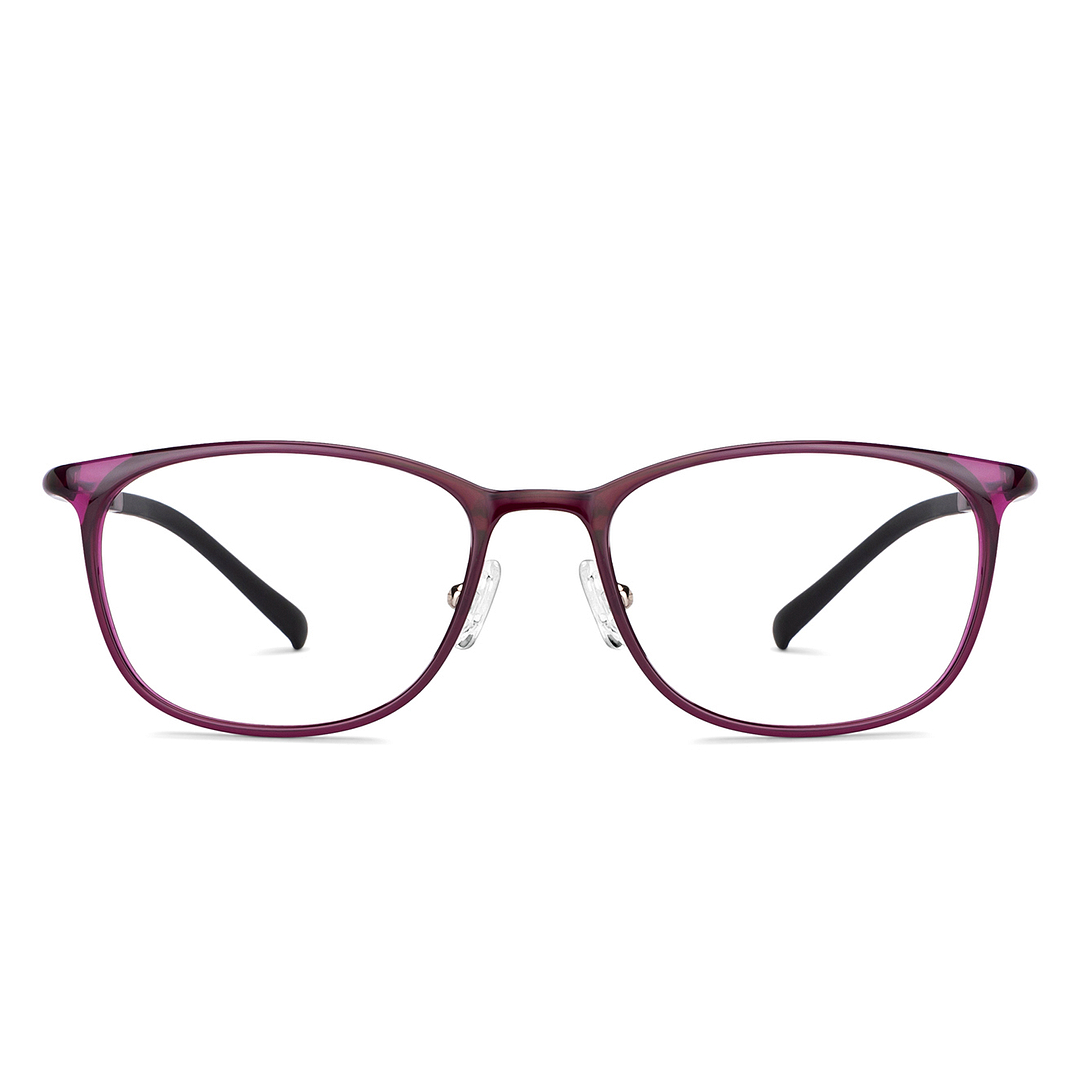 Lenskart Air Online Purple Full Rim Rectangle left side