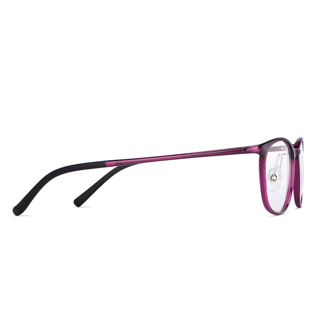 Lenskart Air Online Purple Full Rim Rectangle left side