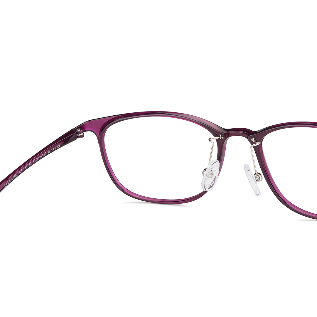 Lenskart Air Online Purple Full Rim Rectangle right side