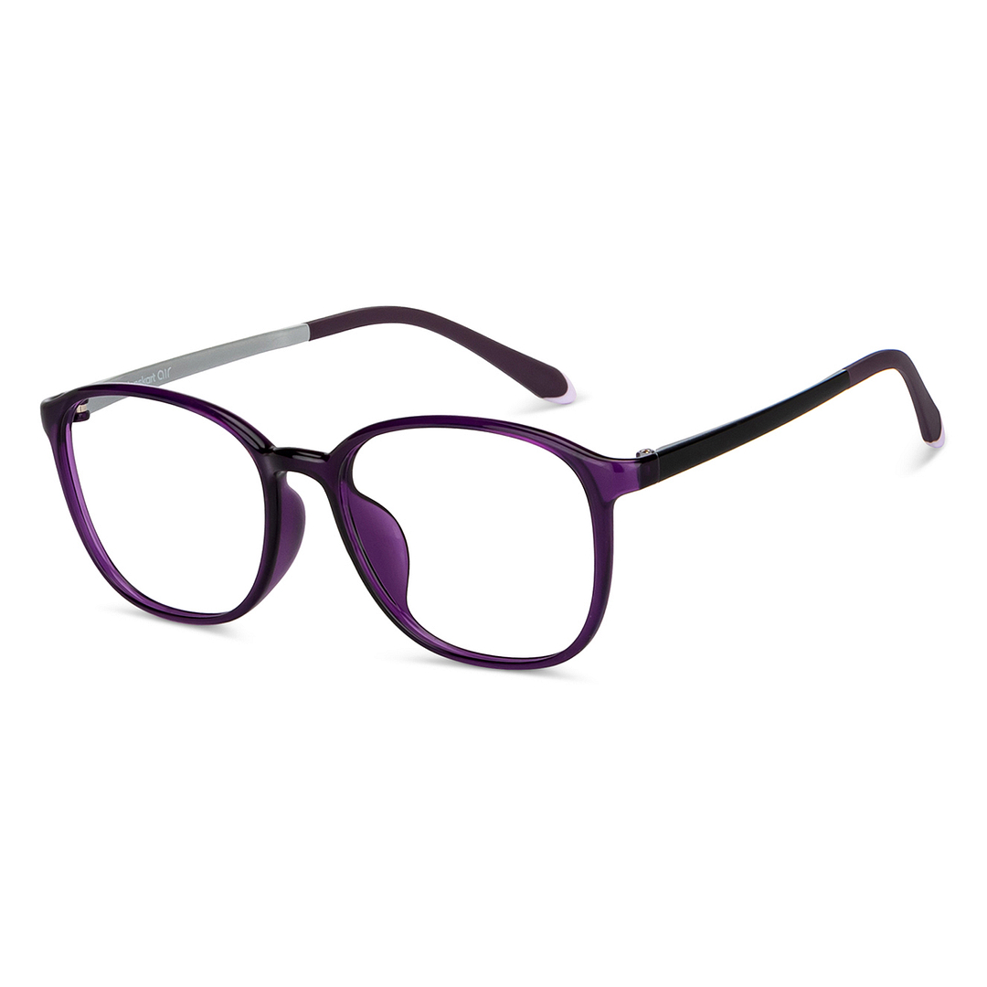 Lenskart Air Online Purple Full Rim Round left side